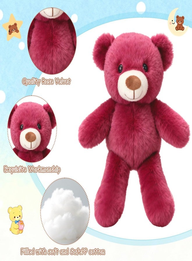 LaRandom 12 Pcs Bears Stuffed Animal Bulk 10 Inch Cute Small Stuffed Bear Plush Toy for Birthday Baby Shower Wedding Valentines Party Decorations Centerpieces Favors - Image 3
